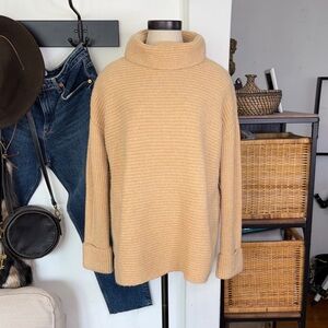 Anthropologie • Pilcro Camel Cowl Neck Sweater NWT